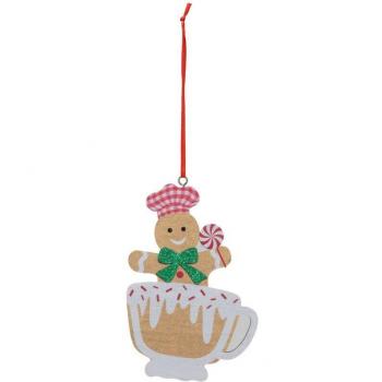 Mug en Bois Bonhomme 12cm
