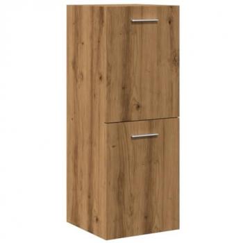 Artisan Oak Bathroom Hanging Cabinet 30x30x80 cm Engineered Wood