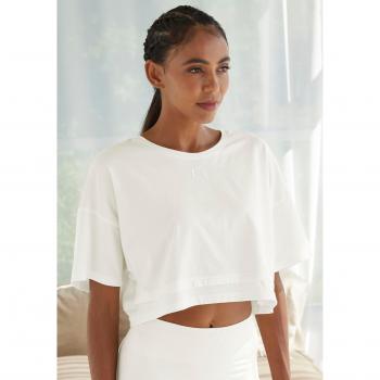 LASCANA Herren Kurzarmshirt „Kastig Layer“ – atmungsaktiv, 90 % Baumwolle