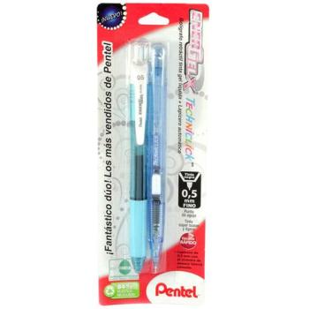 Lapicero Punto Fino Pentel + Bolígrafo Gel, 2 unidades