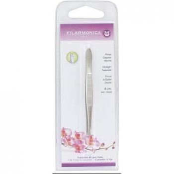 Pinces à épiler droites 8 cm – Filarmonique