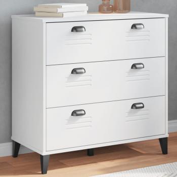 VidaXL VIKEN White Drawer Storage Cabinet