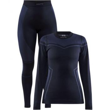 Craft Core Women’s Fuse Knit Dry Base Layer, Black, L
