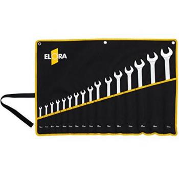 Jeu de douilles ELORA DIN 3113 16 pièces 6-32 mm