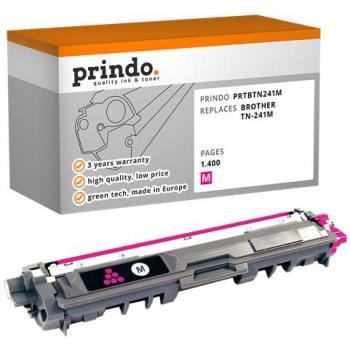 Compatible Toner Magenta Prindo per Brother TN-241M (fino a 1400 pagine)