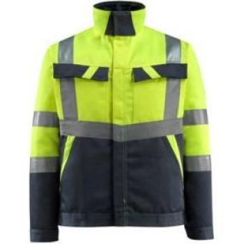 Forster Mascot Safety Work Jacket – Yellow with Dark Navy Accents, 3XL