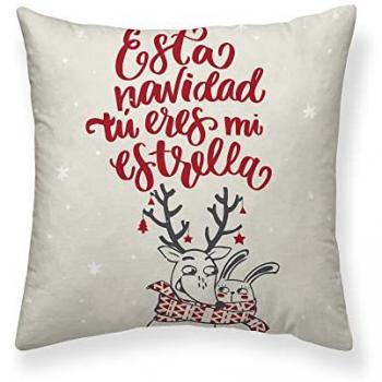 BL BELUM | Funda cojín navidad, Funda cojin Laponia 33 50x50 100% algodón