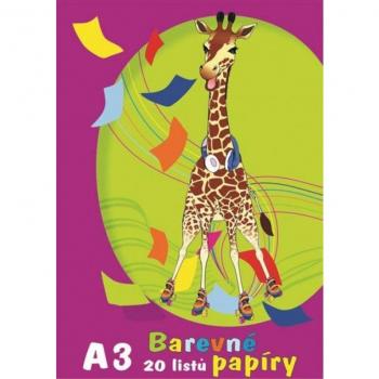 Pestrobarevné papíry Stepa A3