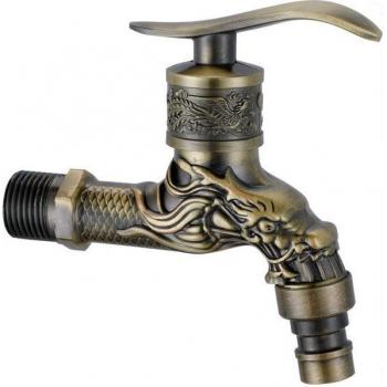 Wall-Mounted Brass Faucet for Washing Machine