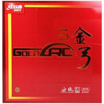 DHS GoldArc 5 Rubber with Sponge for Table Tennis
