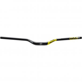 Reverse Components Manubrio Base 790mm Ø31.8mm con Rialzo 18mm, Nero/Giallo