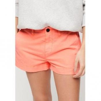Pantalón corto chino Superdry Outlet 2024 Naranja