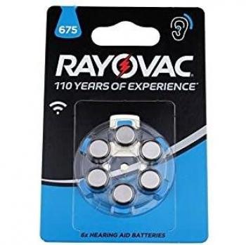 Rayovac Batteria Acustica 675AU-6RR
