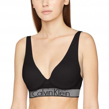 Calvin Klein Plunge Soutien-Gorge Push-up Noir Femme