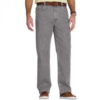 Chums Men's Charcoal Stretch Waist Denim with Elastic Band