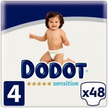 Dodot Sensitive Baby Diapers Size 4, 48 Units
