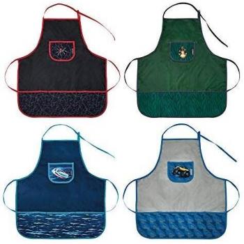 Herlitz 50033201 Werkschürze Jungen, Motive sortiert, 1 Stück