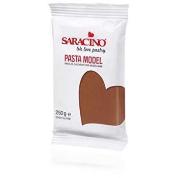 Pastilla de Modelado Saracino Marrón 250 g – Alta Calidad y Flexibilidad