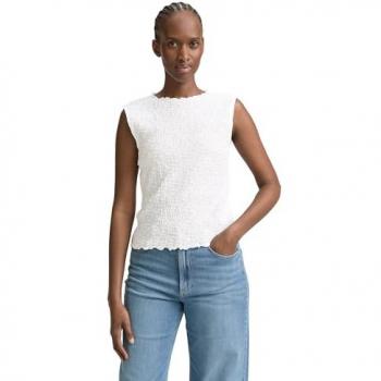 Tom Tailor Denim Trägertop in Weiß – L (Frauen)