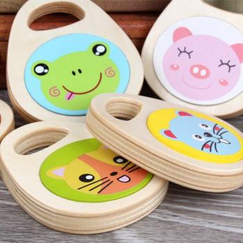 Kids' Cartoon Percussion Castanets Toy Age 1-5