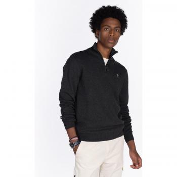 Jersey de hombre gris con cuello alto de Harper & Neyer