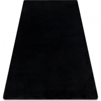 Tapis Lavable Shaggy Noir 160x220 cm