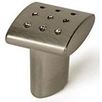 Pomo de Mueble Zamak Níquel Satinado 20×20×24 mm REI – Modelo Reunión Industrial