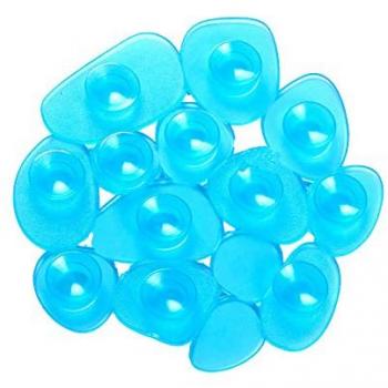 Set de 4 tapis antidérapants douche/baignoire PVC GALETS