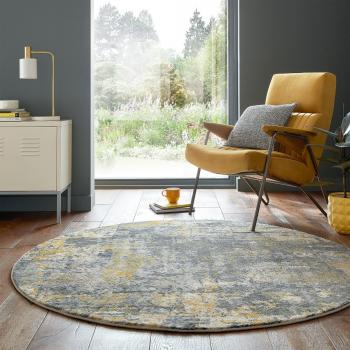 FLAIR RUGS Teppich Wonderlust, rund, 10 mm Höhe