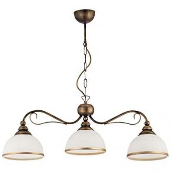 Lampe Suspendue Élégante en Verre et Métal