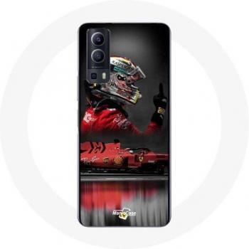 Coque Vivo Y72 Sebastian Vettel F1 Rouge