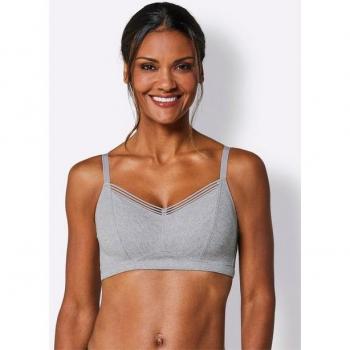 Brassière sans armatures wäschepur gris