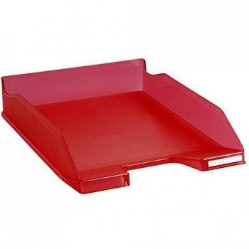 Mid‑Sized Raspberry Light‑Translucent Letter Tray Pair – Exacompta