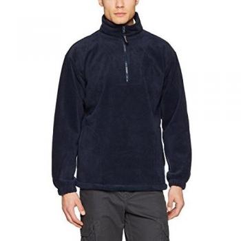 Felpa con zip collo alto Result POLARTHERM Blu Navy S
