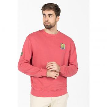 Sudadera El Pulpo Hombre Estilo Parche Rojo