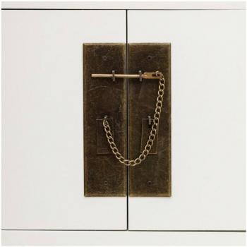 Ingresso NUOVO ORIENTALE 95 x 26 x 91 cm Legno Bianco DMF