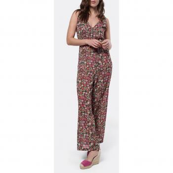 Mono Con Tirantes y Nudo, Estampado Floral