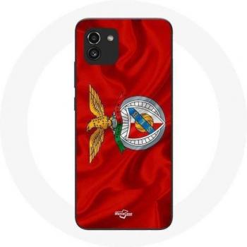 Maniacase Cover for Samsung Galaxy A03 SLB Benfica Red Background
