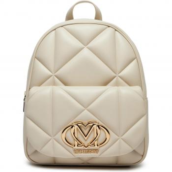 Love Moschino Chic Beige Backpack for Women