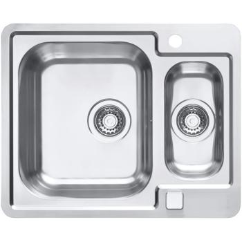 Évier 62x51 cm Alveus Line Maxim Inox avec Commande de Vidage