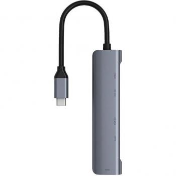 Docking Station USB‑C 5‑en‑1 Aluminio con Salida HDMI