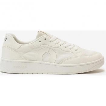Sneaker Ecoalf Deia Off White con Logo sul Tallone