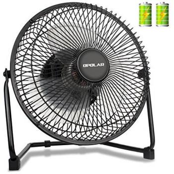 OPOLAR Quiet Desk Fan for Home and Camping
