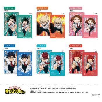My Hero Academia Sleutelhanger Kaartencollectie 1 Set 6 Stuks