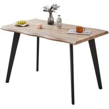 Clipop Stylish Kitchen Table, 120x75x75cm, Metal Legs