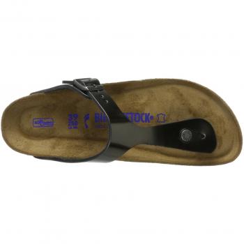 Birkenstock Gizeh Infradito Donna Softfootbed Grau (Metallic Anthracite)