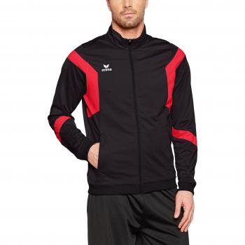 Erima Herren Classic Team Polyester‑Jacke Schwarz Rot (XXL)