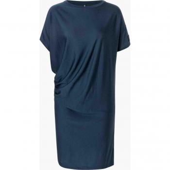 Super.natural Frauen Kleid Yoga Loose, nachhaltiges Material, Blau