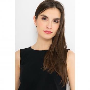 Finn Flare Bluse für Frauen – Schwarz, Volantesam, S