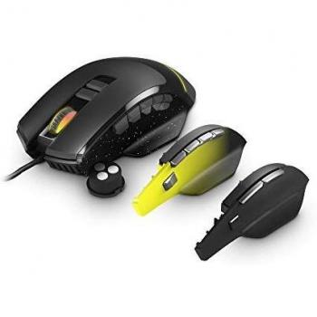 Souris Gaming Ergonomique sans Fil Wireless Mouse Energy Sistem ESG M5 Tri Force RGB LED 10000 dpi 8/10/15 Boutons Personnal